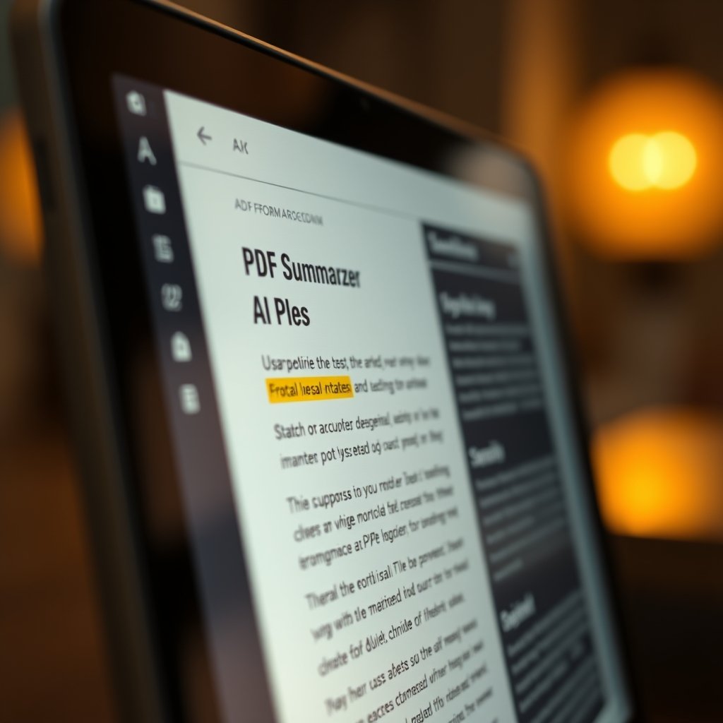 AI PDF summarizer