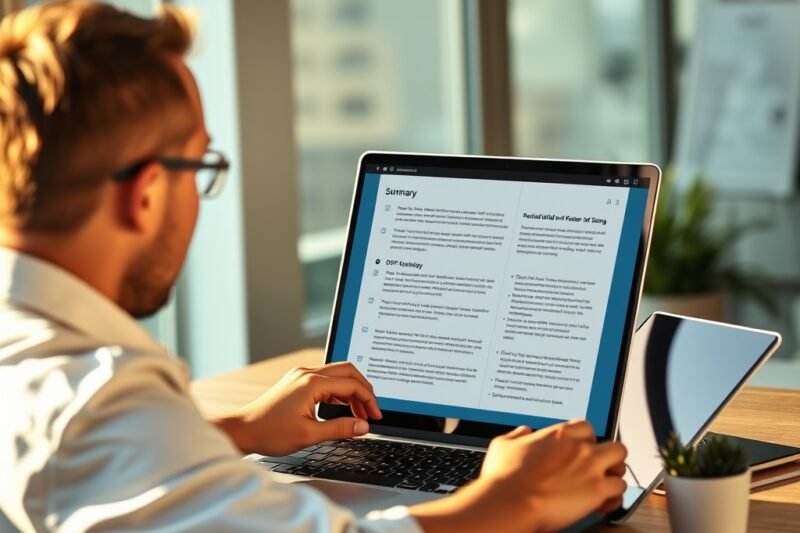 Boost Productivity with an AI PDF Summarizer
