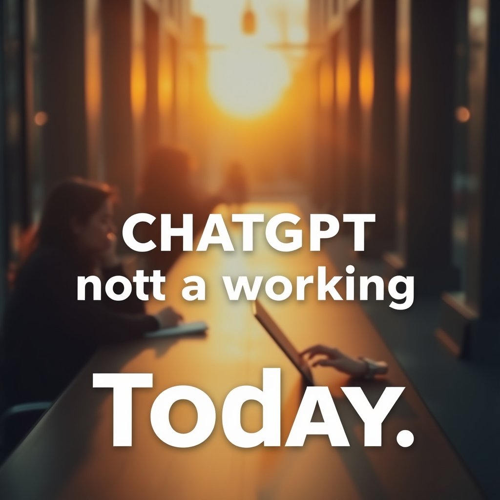 ChatGPT not working today